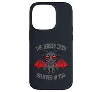 El Diablo de Jersey cree en ti - Motivación Cryptid Design Carcasa para iPhone 14 Pro