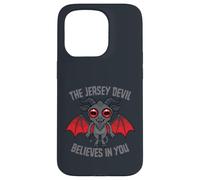 El Diablo de Jersey cree en ti - Motivación Cryptid Design Carcasa para iPhone 15 Pro