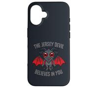 El Diablo de Jersey cree en ti - Motivación Cryptid Design Carcasa para iPhone 16
