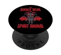 El Diablo de Jersey es mi Animal Espiritual - Adorablemente diabólico PopSockets PopGrip Adhesivo