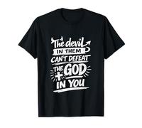 El Diablo en Ellos no Puede derrotar al Dios en ti, Christian Camiseta