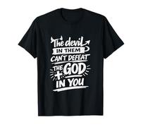 El Diablo en Ellos no Puede derrotar al Dios en ti, Christian Camiseta