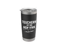 El diablo es como Nueva York, pero muy diferente Vaso térmico de acero inoxidable de doble pared