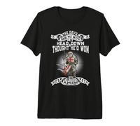 El Diablo me VIO Caballero templario Camiseta Premium