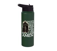 El diablo me vio con la cabeza hacia abajo y pensó que había ganado Stainless Steel Insulated Water Bottle