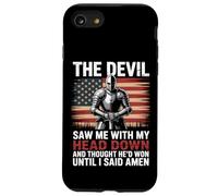 El diablo me vio con la cabeza pensó que había ganado hasta que dije Amén Carcasa para iPhone SE (2020) / 7 / 8