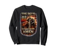 El Diablo me VIO con la Cabeza pensó Que había Ganado hasta Que Dije Amén Sudadera