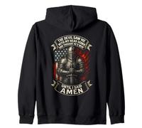 El diablo me vio con la cabeza pensó que había ganado hasta que dije Amén Sudadera con Capucha