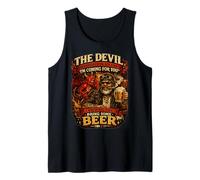 El Diablo susurró Que vengo por ti, susurré de Vuelta Camiseta sin Mangas