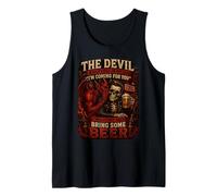 El Diablo susurró Que vengo por ti, susurré de Vuelta Camiseta sin Mangas