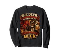 El Diablo susurró Que vengo por ti, susurré de Vuelta Sudadera