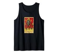 El Diablo Tarot Tarjeta Demonio Oscuro Oculto Arte gótico Regalo Camiseta sin Mangas