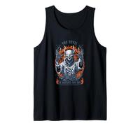 El Diablo te está Esperando - Arte de Terror de Halloween Camiseta sin Mangas