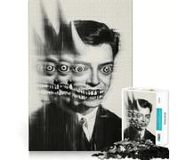 El Diablo Vigilante, Rompecabezas de 1000 Piezas para Adolescentes, Juguete para Estimular la Mente, Actividad para el Hogar, Artículo de Corte Premium, Deseo de Santa Claus 38x26cm