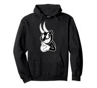 El Diablo Vintage Cartoon Sudadera con Capucha