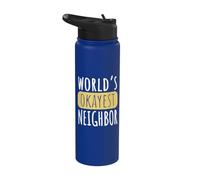 El dicho humorístico del vecino más bueno del mundo Stainless Steel Insulated Water Bottle