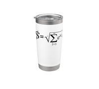 El dinero es la raíz de todo mal fórmula matemática Vaso térmico de acero inoxidable de doble pared