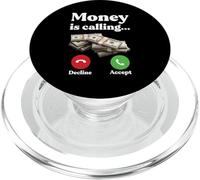 El Dinero está Llamando al Empresario Hustle Hustler CEO PopSockets PopGrip para MagSafe