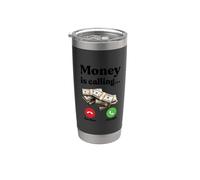 El dinero está llamando al empresario Hustle Hustler CEO Vaso térmico de acero inoxidable de doble pared