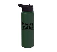 El dinero habla el mío dice adiós Stainless Steel Insulated Water Bottle