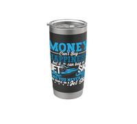 El dinero no puede comprar la felicidad, pero los amantes de los deportes acuáticos Vaso térmico de acero inoxidable de doble pared