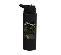 El dinosaurio verde, un espectáculo épico de la prehistoria Stainless Steel Insulated Water Bottle