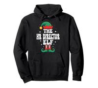 El Director de recursos Humanos Elf Funny Christmas Matching Family Group Sudadera con Capucha