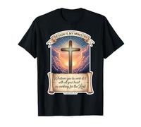 El diseño de diseñador Cristiano es mi Ministerio Jesucristo Fe Camiseta