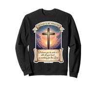 El diseño de diseñador Cristiano es mi Ministerio Jesucristo Fe Sudadera