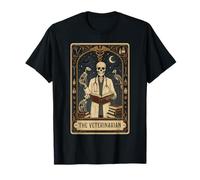 El diseño de la Tarjeta del Tarot médico Esqueleto Veterinario Camiseta
