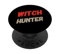 El diseño del Cazador de Brujas en Buena Fuente para Cazadores de Brujas PopSockets PopGrip Adhesivo