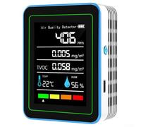 El diseño funcional cumple con el monitoreo integral del rendimiento de las condiciones climáticas interiores de tu hogar (blanco)