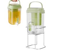 El Dispensador De | Un Contenedor De Gran Capacidad Con Grifo,Dispensador de Bebidas Frías | Para Picnic Reuniones Viajes Camping Refresco Limonada y de Frutas