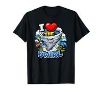El Divertido Cazador de tormentas I Heart The Swirl Camiseta