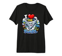 El Divertido Cazador de tormentas I Heart The Swirl Camiseta Premium