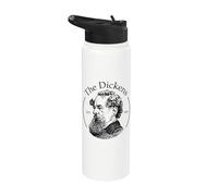 El divertido club de lectura de literatura de Charles Dickens Stainless Steel Insulated Water Bottle