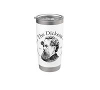 El divertido club de lectura de literatura de Charles Dickens Vaso térmico de acero inoxidable de doble pared