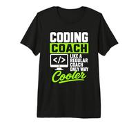 El Divertido Entrenador de programación es la única Forma de Humor tecnológico más Guay Camiseta Premium
