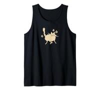 El divertido gato aterrador del Y2K de los 90 Tomcat se asusta bajo las estrellas Camiseta sin Mangas