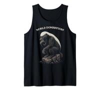 ¿El Divertido Honey Badger Ratel The Thinker World Domination? Camiseta sin Mangas