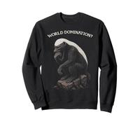 ¿El Divertido Honey Badger Ratel The Thinker World Domination? Sudadera