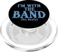 El Divertido músico I'm with The Band no Tiene un gráfico Muy Retro PopSockets PopGrip para MagSafe