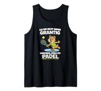 El Divertido Oso del Pádel No Siempre Está De Mal Humor - Camiseta sin Mangas