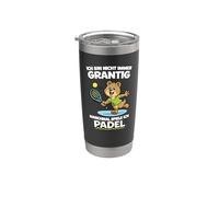 El Divertido Oso Del Pádel No Siempre Está De Mal Humor - Vaso térmico de acero inoxidable de doble pared
