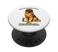 El Divertido Perro Gigante de Leonberger no es un Oso ni un león PopSockets PopGrip Adhesivo