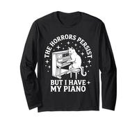El Divertido Pianista de The Horrors Persist Manga Larga