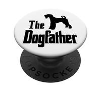 El Dogfather - divertido regalo para perro, divertido Airedale Terrier PopSockets PopGrip Adhesivo