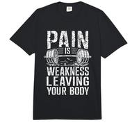 El Dolor es Debilidad dejando tu Cuerpo Motivación Gimnasio Entrenamiento Comfort Colors Adult Heavyweight T-Shirt