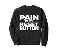 El Dolor es mi botón de reinicio Identidad de resiliencia Mental Sudadera