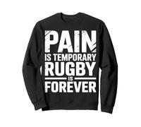 El Dolor es Temporal El Rugby es para Siempre Sudadera